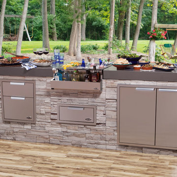 Storage solutions - drawers, chiller, pantry