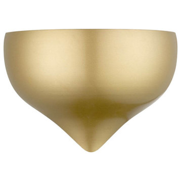 Livex Amador 1 Light 5" Tall Wall Sconce, Soft Gold