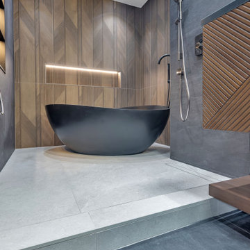 Modern Bathroom Remodels, Saratoga, CA