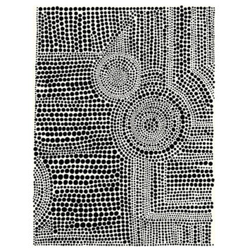 Clustered Dots A Fine Art Giant Canvas Print 54"X72"