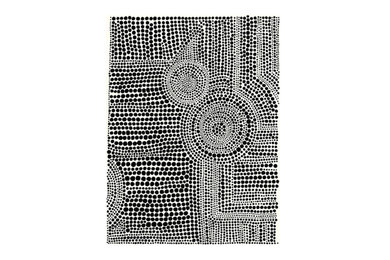 Clustered Dots A Fine Art Giant Canvas Print 54"X72"