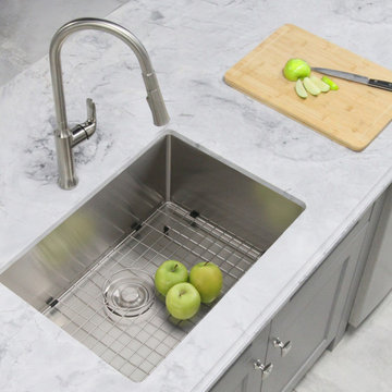 28 inches Undermount Single Bowl 16 Gauge Stainless Steel Kitchen Sink S-306XG