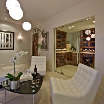 Custom Design - Wine Room - New American Home 2009
