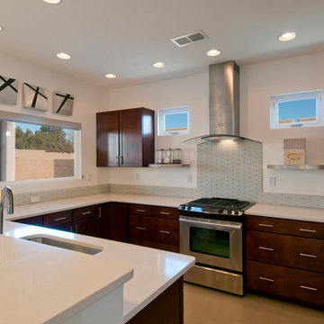 Contemporary Santa Fe Kitchen Design by Jennifer Ashton, Allied ASID