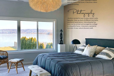 Inspiration for a contemporary home design remodel in New York