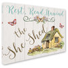 Jean Plout 'The She Shed 1' Canvas Art, 24x18