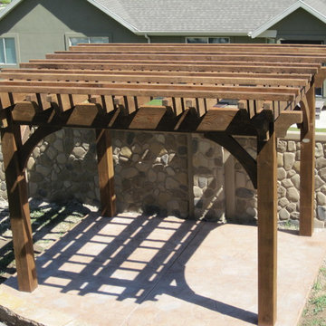 12' x 14' Oversize DIY Timber Frame Pergola