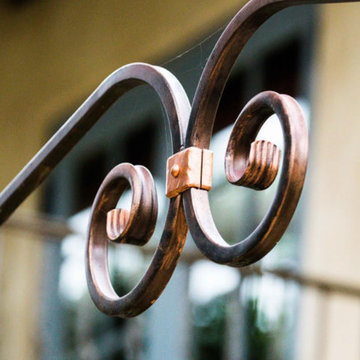 Iron detail for canopy