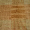 Gabbeh Geometric Design 100% Wool Oriental Rug, Hand-Knotted