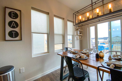 Trendy dining room photo in Denver