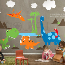 pared dinosaurios