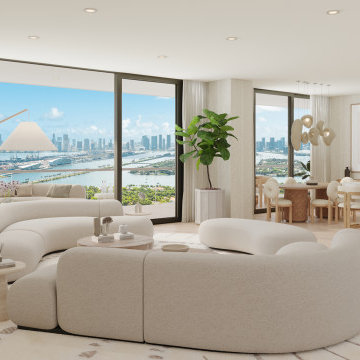 Miami Beach Modern Organic Penthouse