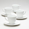 Elan 4-Piece Tea Cup And Saucers
