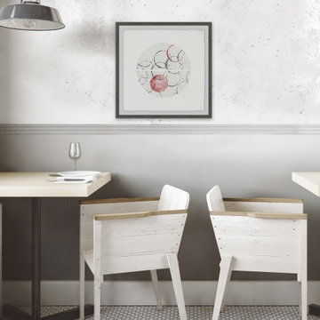 "Pink Surprise" Framed Painting Print