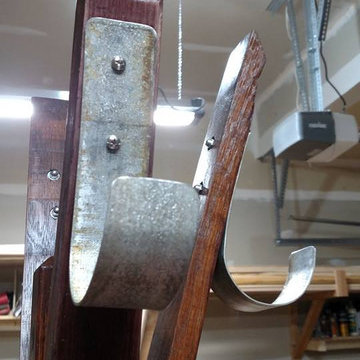 Wine Barrel Stave Coat Rack