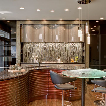 Leawood Kansas Modern Shimmer Kitchen