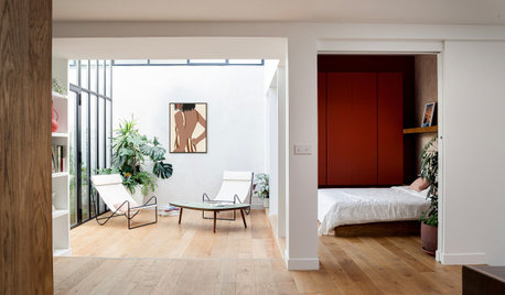 Avant/Après : Une extension vitrée agrandit une maison d'ouvriers