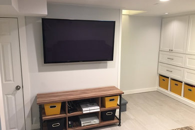 Transitional home design photo in DC Metro