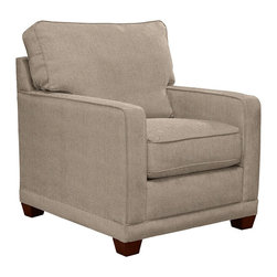 Kennedy Premier Stationary Chair by La-Z-Boy shown in Hemp - Products