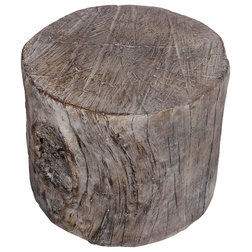 Rustic Accent And Garden Stools by Benzara, Woodland Imprts, The Urban Port