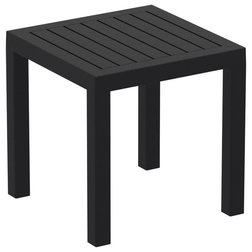 Transitional Outdoor Side Tables by Grayburd