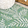Nevis Palm Frond Indoor/Outdoor, Cream/Green, 4x6