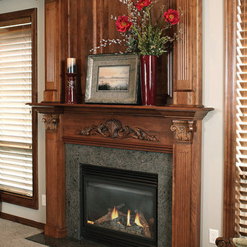 Door style: Waterford | Species: Cherry | Finish: Truffle