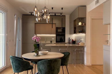 Inspiration for a dining room remodel in Rome