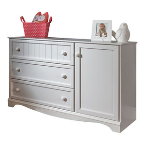 South Shore Reevo 4 Drawer Chest Pure White Contemporary Kids