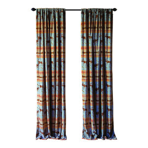 Adirondack Rustic Cabin Curtain Drape Set Rustic Curtains By