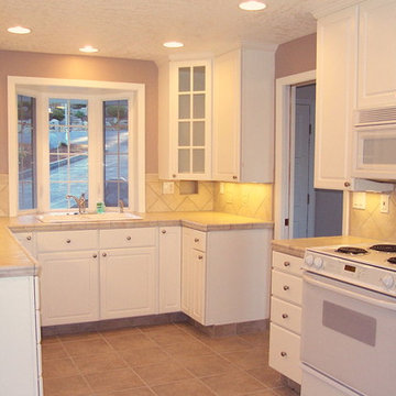 Monochromatic Kitchen Renovation