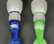 Set of 2 Dolomite Ceramic Mermaid Shelf Sitter Mini Planters