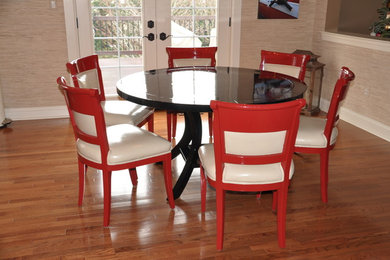 Mid-sized asian kitchen/dining room combo photo in Philadelphia