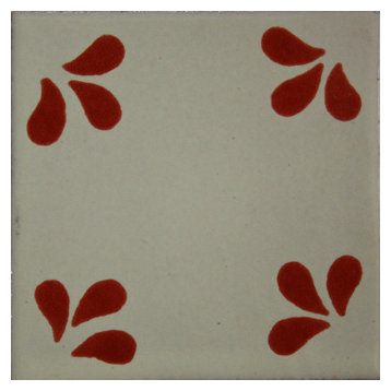 4.2x4.2 9 pcs Terracotta Splash Talavera Mexican Tile