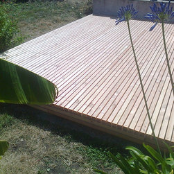 Design d'une terrasse bois FREEDECK en Douglas - Decking Boards & Tiles