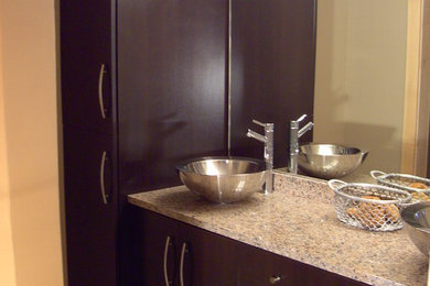 Example of a trendy bathroom design in Other
