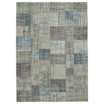 Rug N Carpet - Handwoven Turkish 8' 2" x 11' 6" One-of-a-Kind Patchwork Area Rug