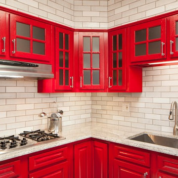 Rustic Brick Blend in San Francisco Kitchen