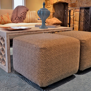 Upholstered Ottoman Cubes