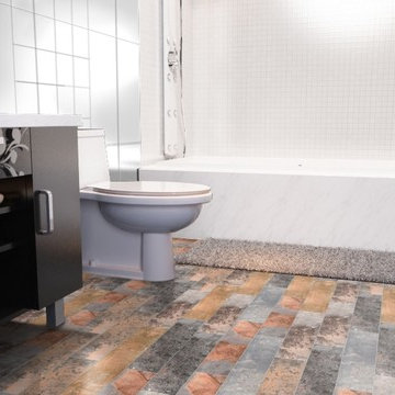 Ardesia - 6 x 24 - Marazzi Piazza Vita Elegante - Glazed Porcelain Floor Tile