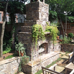 Natural Building Stone Outdoor Fireplaces - Outdoor Fireplaces