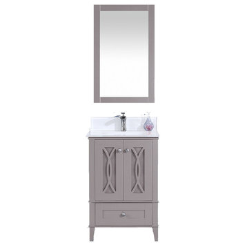 Legion Furniture WT7424-GW Sink Vanity In Gray