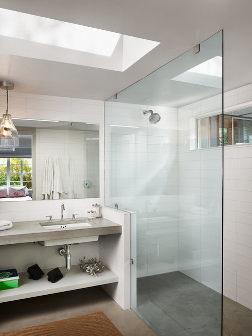 Waterproof Concrete Shower Walls Houzz
