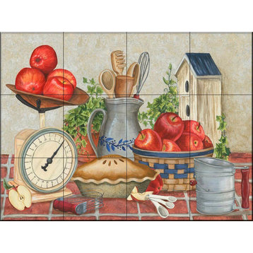 Tile Mural, Moms Apple Pie by Mary Lou Troutman