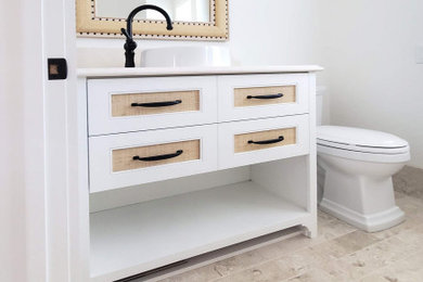Inspiration for a contemporary bathroom remodel in Other