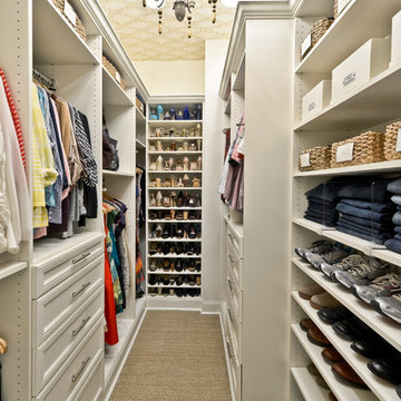 Built in Closet Organization | Organized Living Classica in Bisque