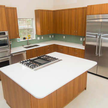 Mid-Century Modern Teak Kitchen