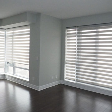 Modern Condos Blind Solutions (and drapes)