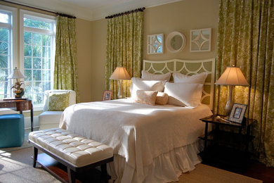 Photo of a traditional bedroom in Charleston.