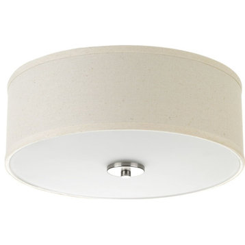 Inspire 2-Light Flush Mount, Brushed Nickel